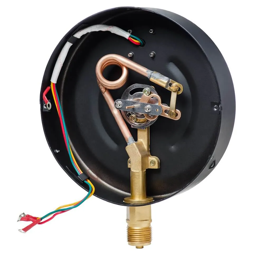 Вакуумметры, мановакуумметры, манометры электроконтактные ДВ2005ф, ДА2005ф, ДМ2005ф Тех.стекло (Диаметр: 160 мм)