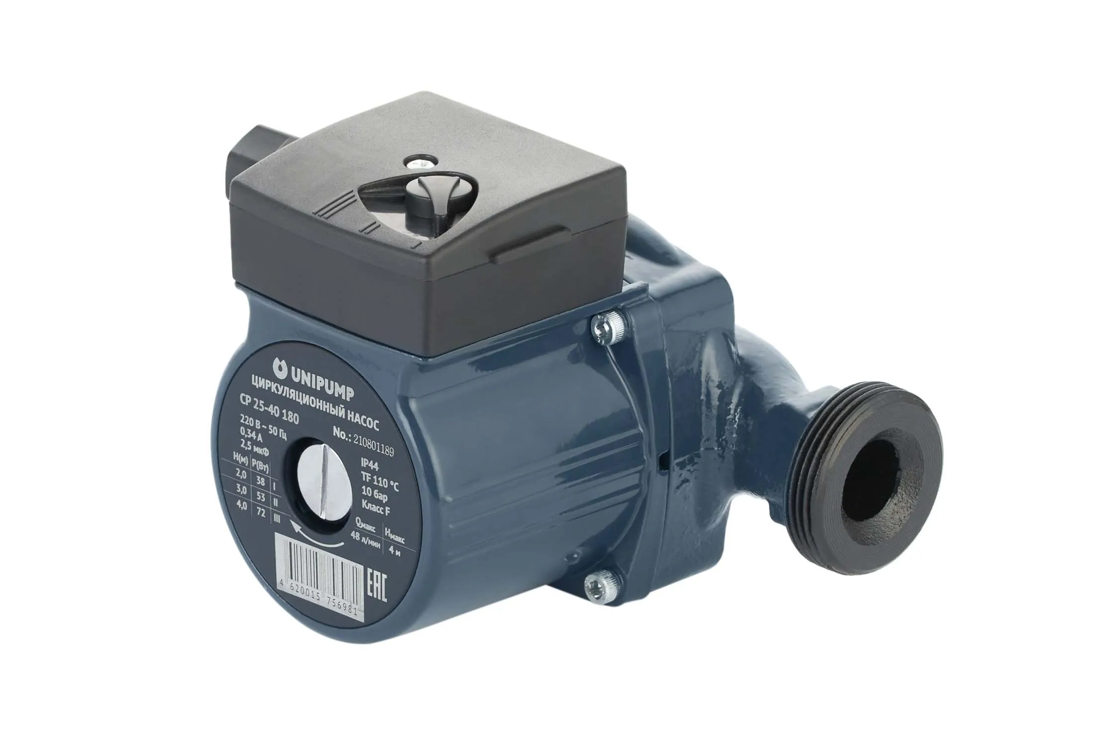 Циркуляционный насос UNIPUMP CP 25-40 180