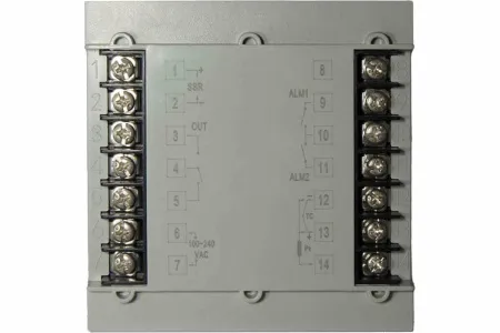 INNOCONT Температурный контроллер, 2 дисплея, 4 разряда, 96x96x63 мм, 2 аварийных выхода, 110-220VAC, выход: реле + твердотельное реле TR-B-L