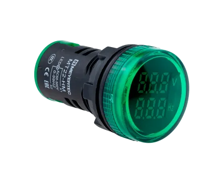 Индикатор напряжения и частоты, зеленый