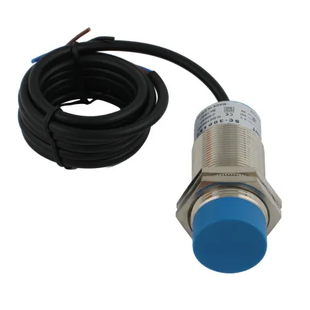 INNOCONT Емкостный датчик, M30x1,5, L=78 мм, зона срабатывания 15 мм, -25 +60 С, 12…24 VDC, IP65, выход: NPN NO, макс. ток 200 мА, кабель 2 м SC-30N15C