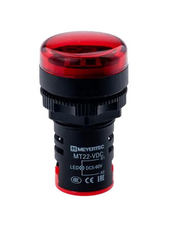 Индикатор напряжения, 5-60V DC, красный
