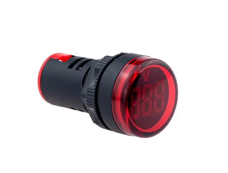 Индикатор напряжения, 5-60V DC, красный