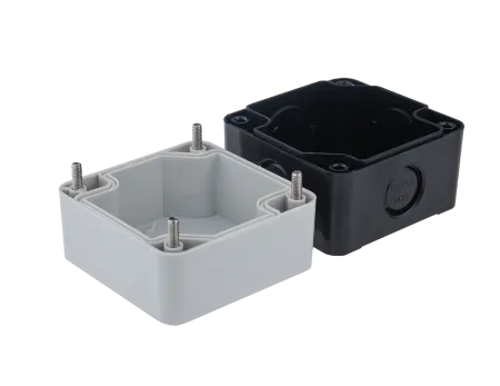 Корпус кнопочного поста, 1 место, серый, IP54